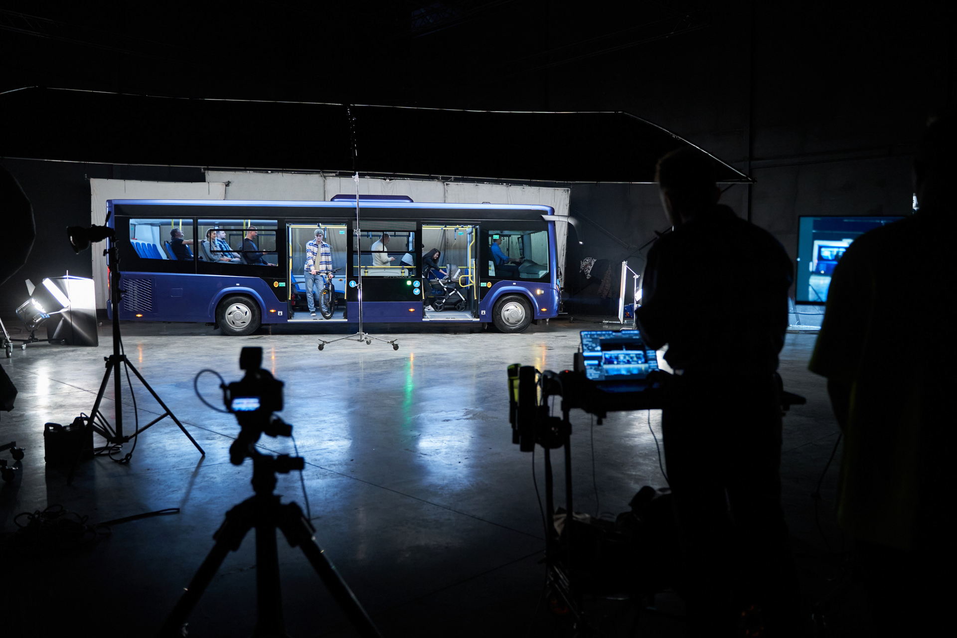 Бэкстейдж съёмки автобуса ГАЗ citymax 9 